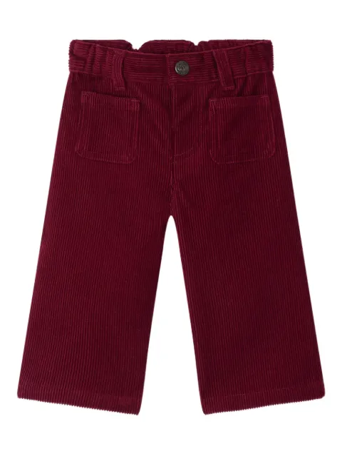 Bonpoint Bellino corduroy patch-pocket trousers