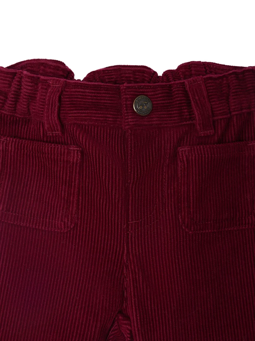 Bonpoint Bellino broek met opgestikte zak Rood