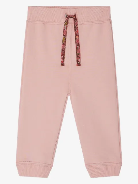 Bonpoint floral-print drawstring track pants