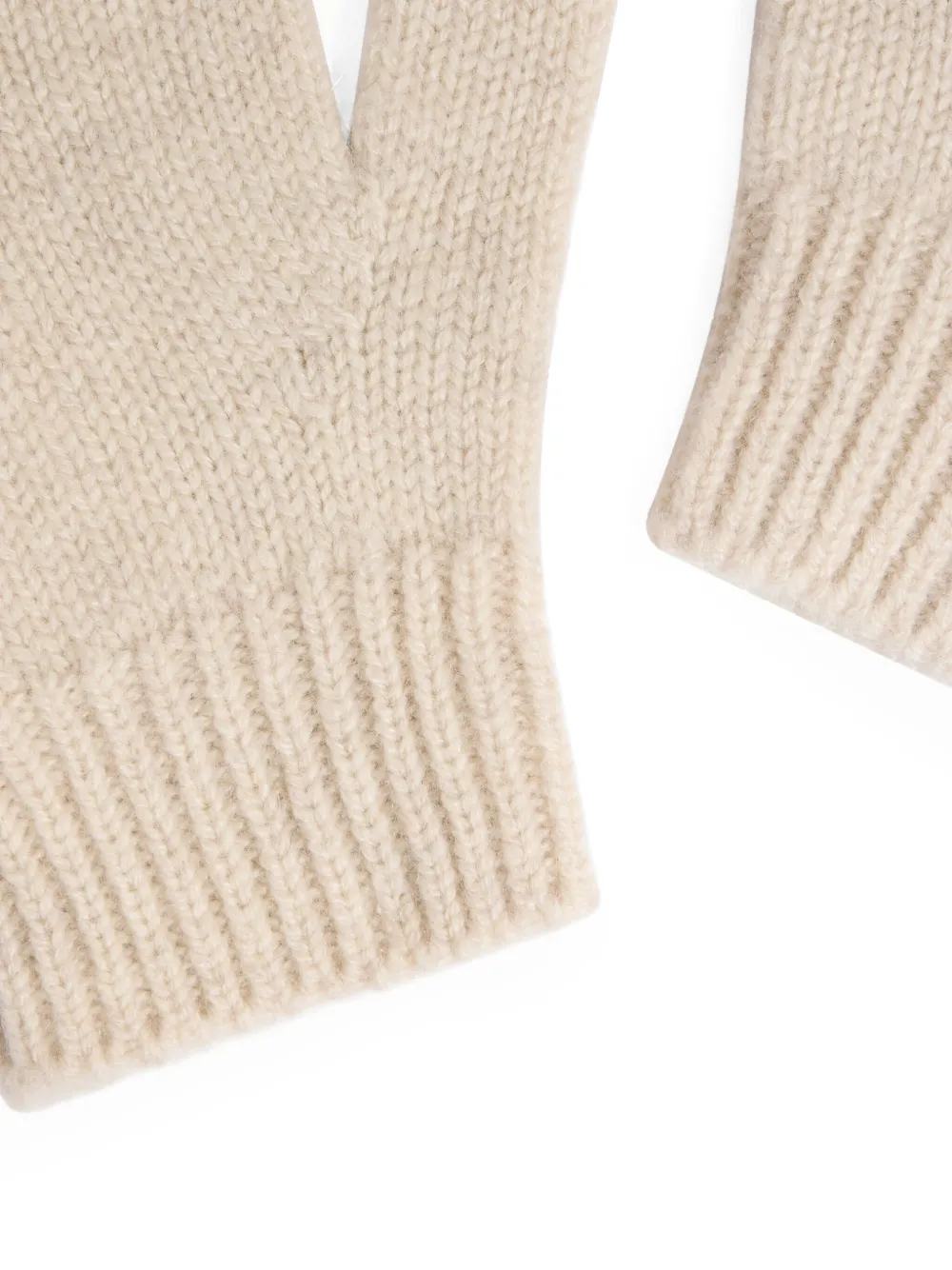 Bonpoint Kasjmier gebreide handschoenen Beige