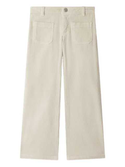 Bonpoint corduroy patch-pocket trousers