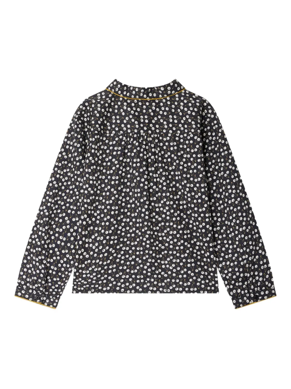 Bonpoint Jacinthe shirt met kersenprint Zwart