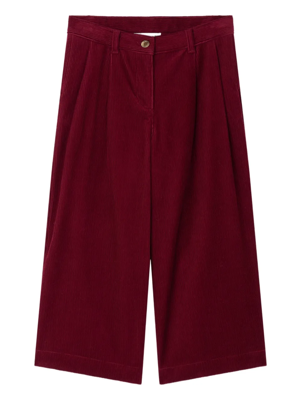 Bonpoint Ribfluwelen broek Rood