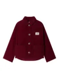 Bonpoint corduroy patch-pocket jacket - Red