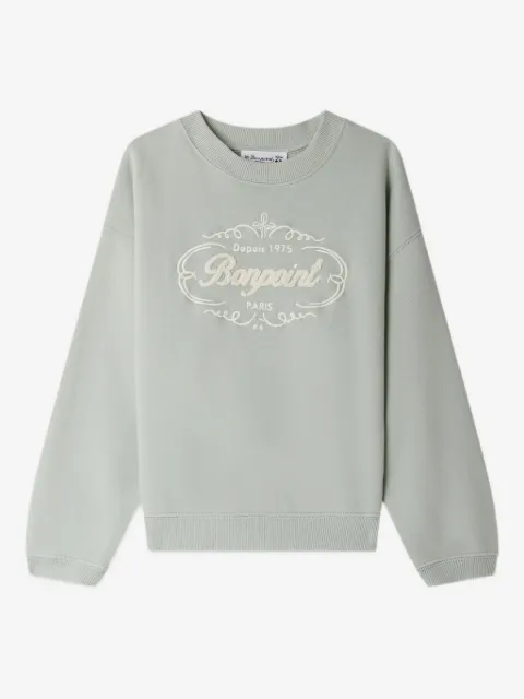 Bonpoint Sweatshirt mit Logo-Stickerei