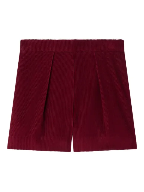 Bonpoint pleated corduroy shorts