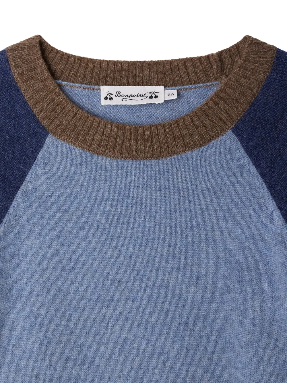 Bonpoint Damien trui met raglan mouwen Blauw