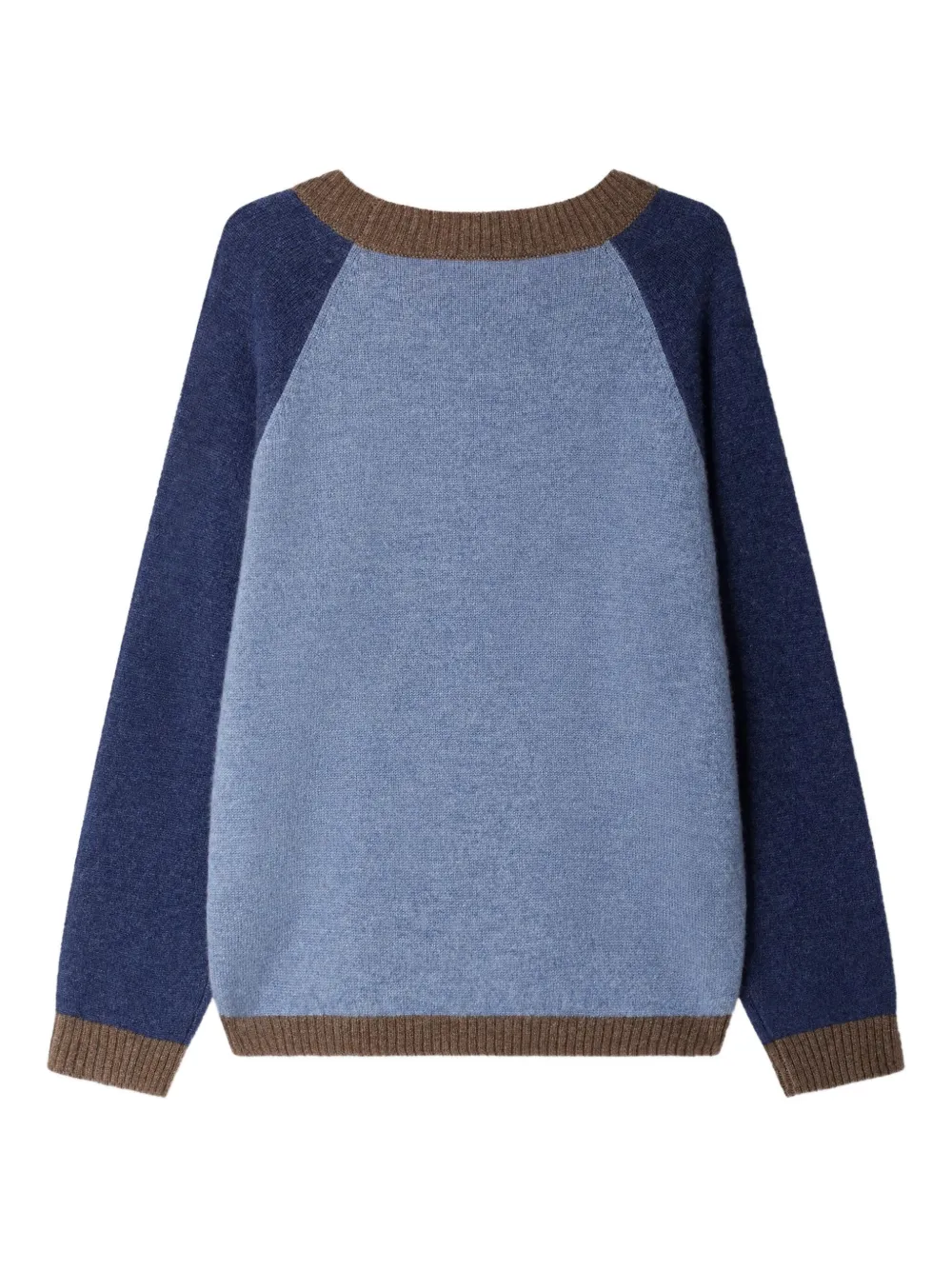 Bonpoint Damien trui met raglan mouwen Blauw