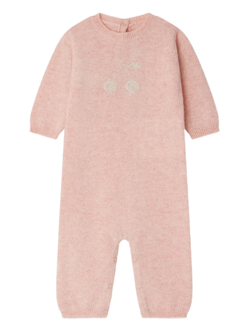 Bonpoint Kasjmier jumpsuit verfraaid met kersen Roze