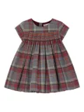 Bonpoint smocked plaid dress - Red