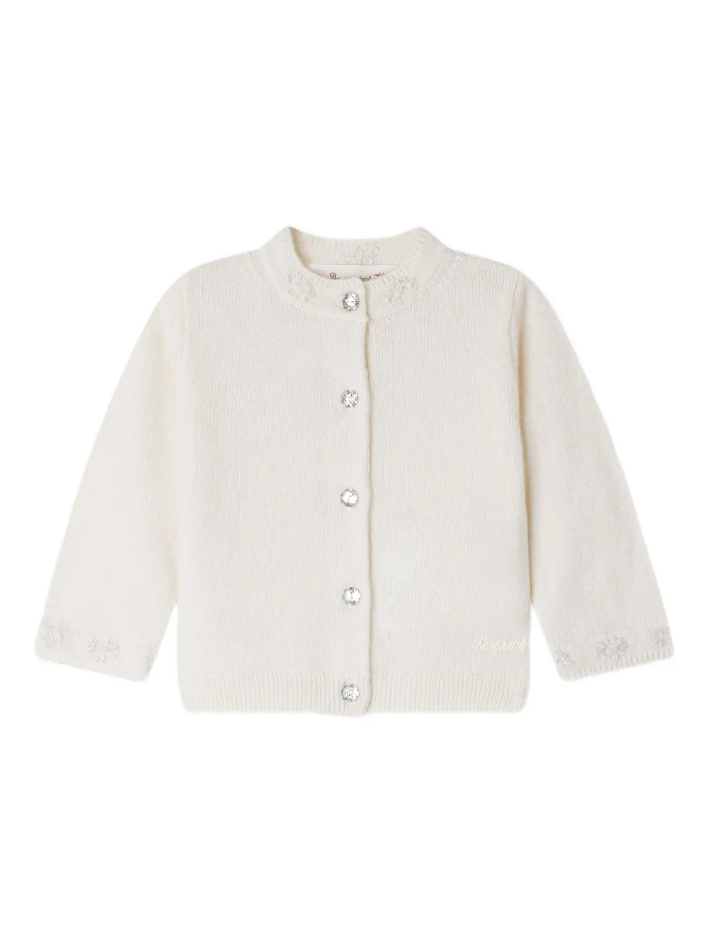 Bonpoint Vest met knopen Wit