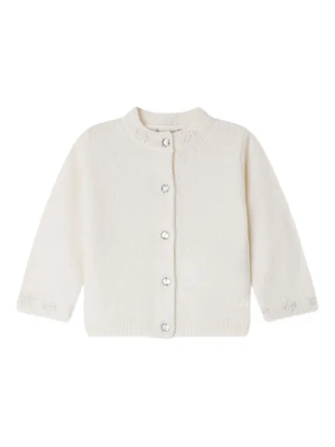 Bonpoint embellished button cardigan