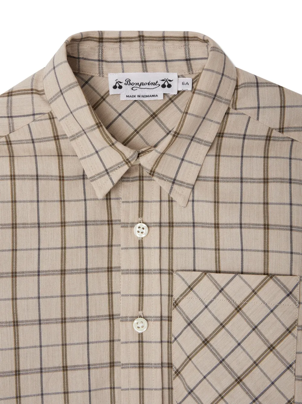 Bonpoint Tango Checked Shirt In Multi