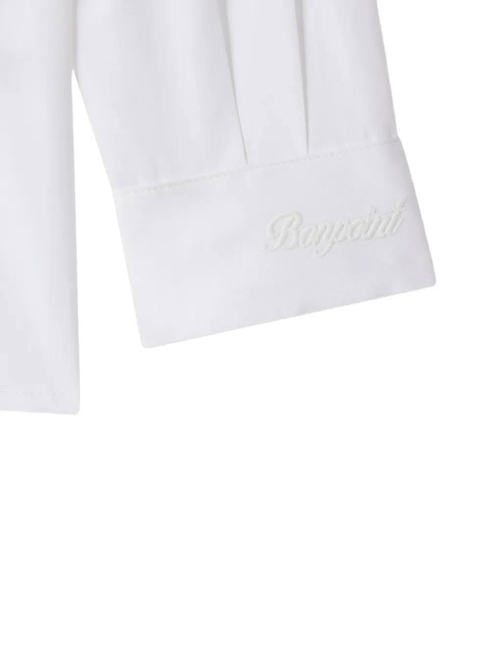 Bonpoint Aristote shirt met borduurwerk Wit