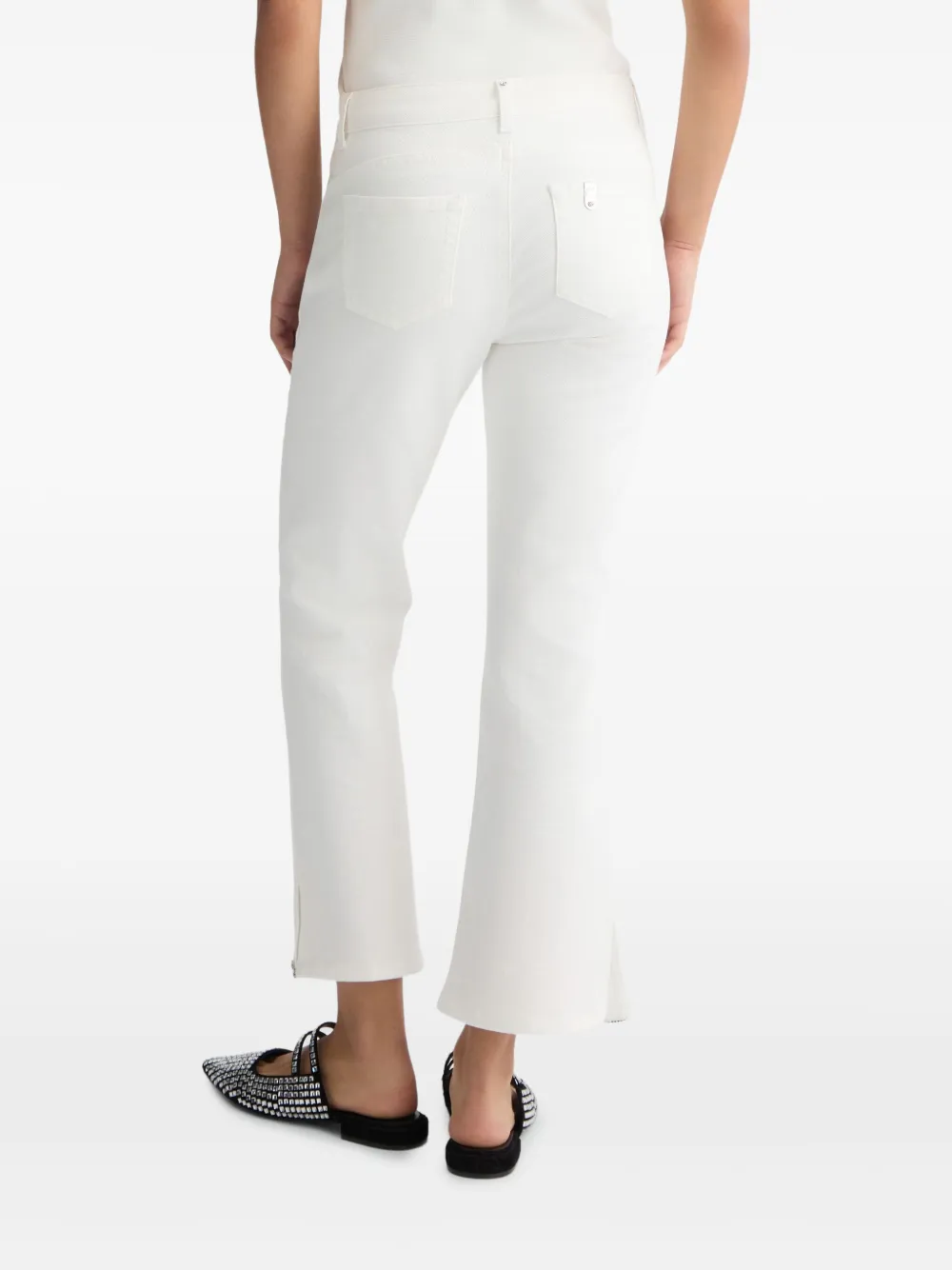LIU JO Jeans verfraaid met stras Wit