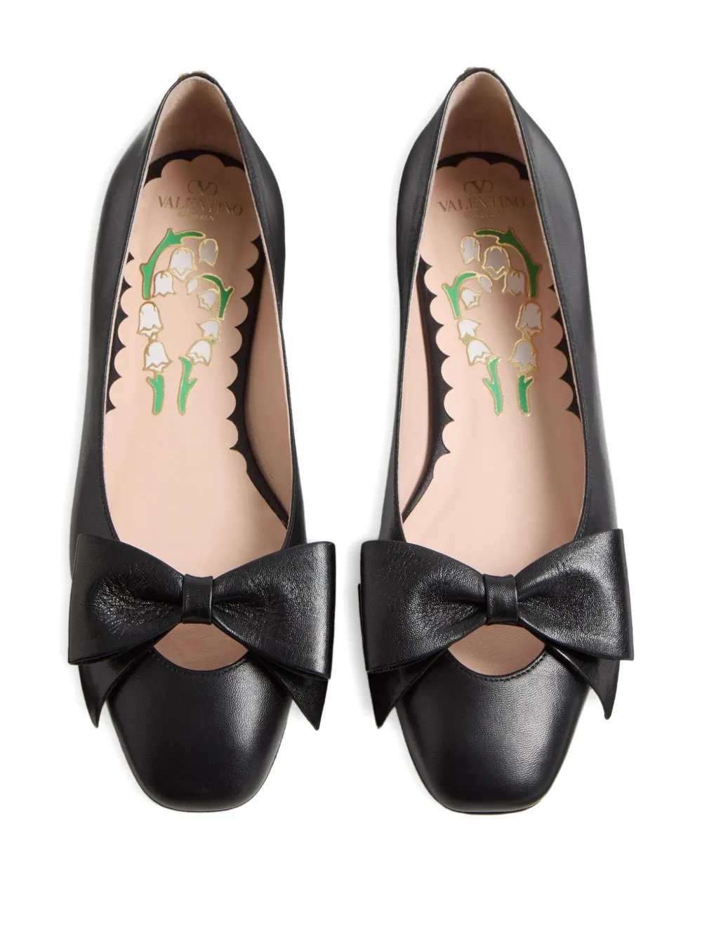 Valentino Garavani Bowow ballet flats Black