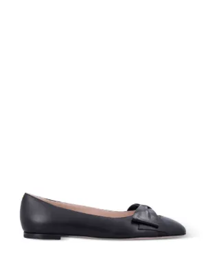 Valentino Garavani ロックスタッズ ベルベット フラットシューズ