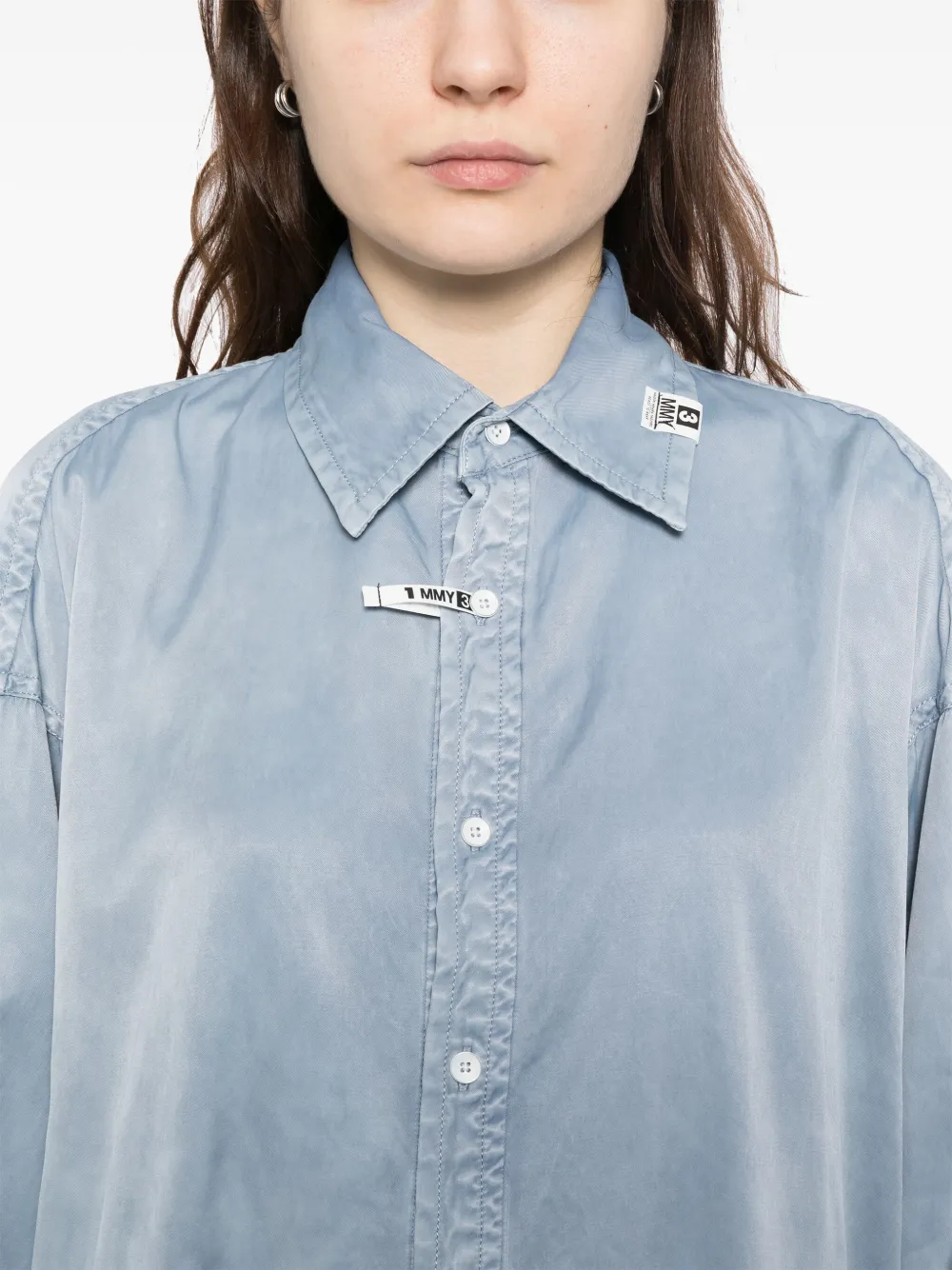 Maison MIHARA YASUHIRO Button-up blouse Blauw