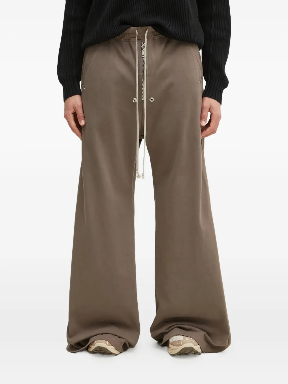 Rick Owens DRKSHDW button-fastening pocket track pants | Grey | Image 1