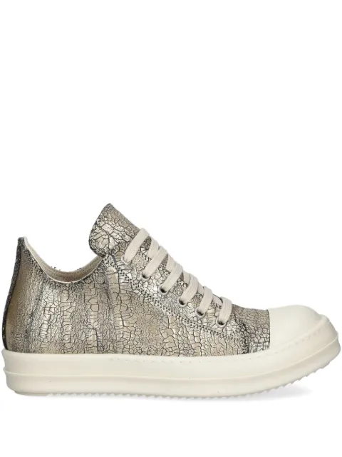 Rick Owens DRKSHDW tenis con efecto agrietado