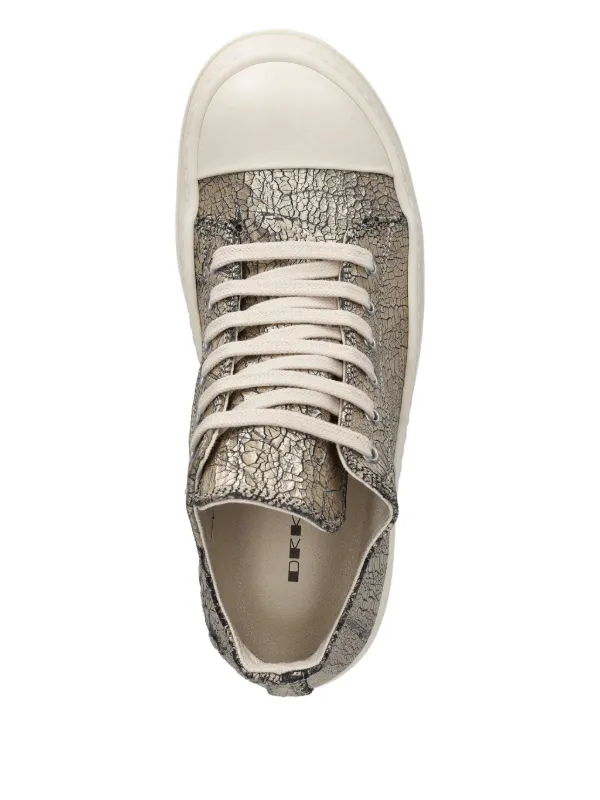 Rick owens ヘキサ 【金欠4号】 Rick Owens Leather Sneakers | Black | FARFETCH