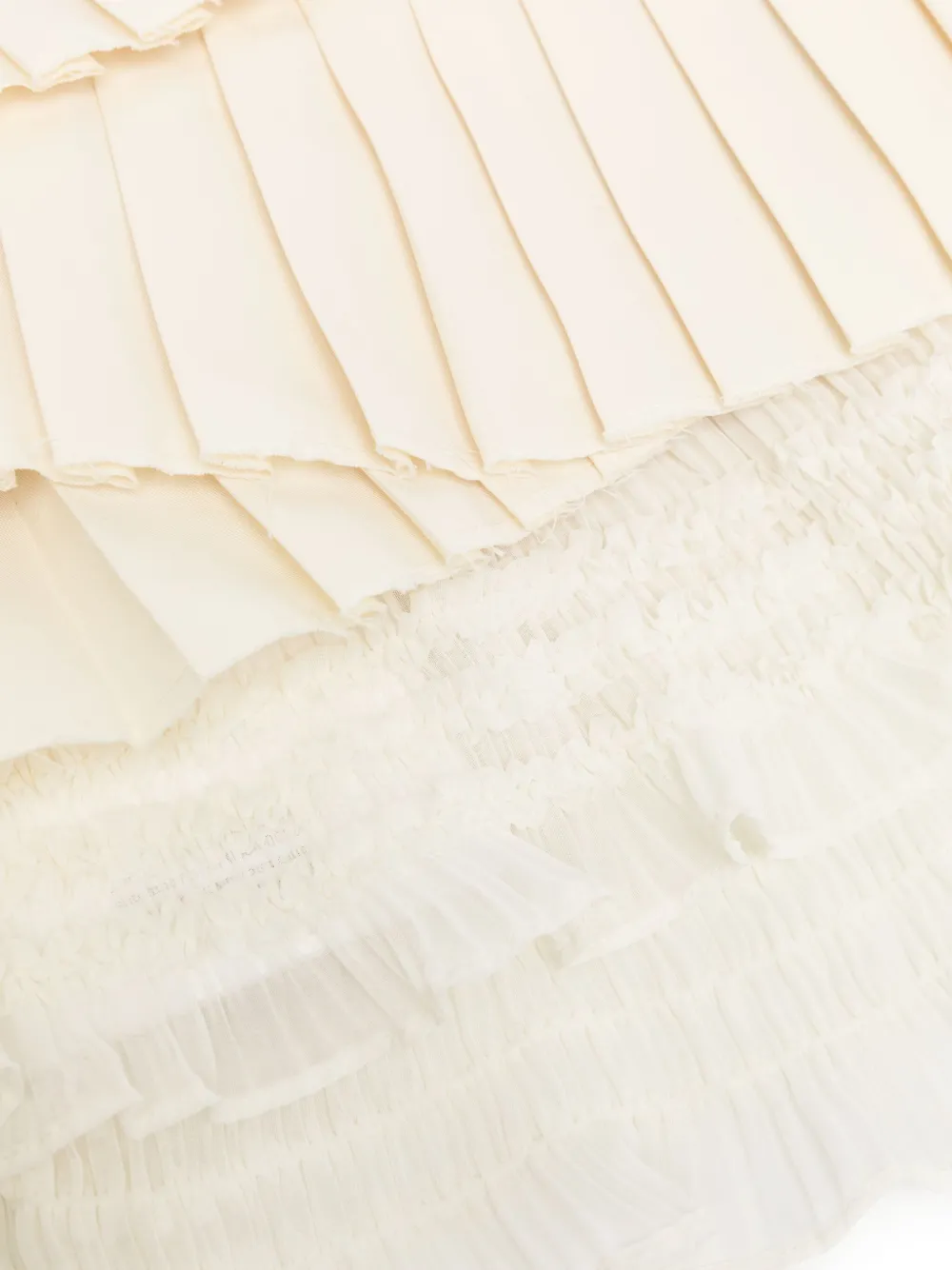 Rokh Mini geplooide riem - Beige