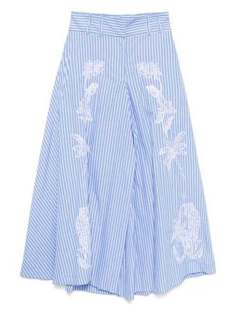Stella Jean pants con motivo de rayas