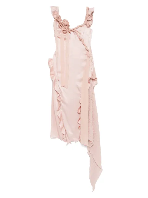 Rokh vestido con detalle fruncido