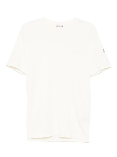 Moncler logo-embroidered cotton T-shirt