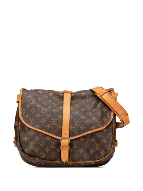 Louis Vuitton Pre-Owned Saumur 35 crossbody-taske med monogram fra 1999