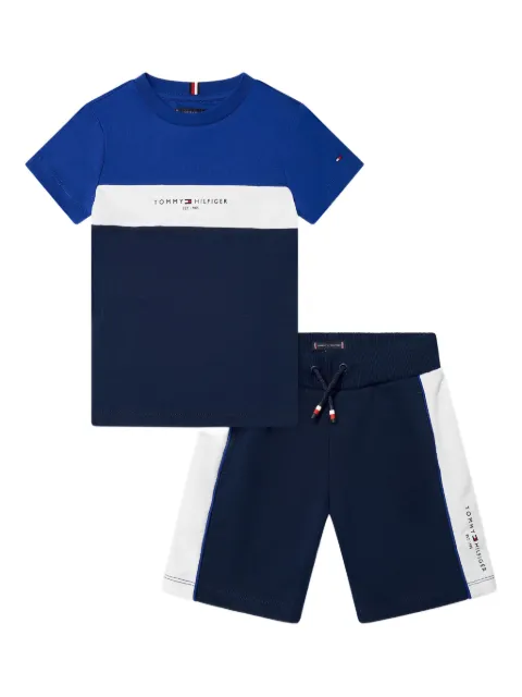 Tommy Hilfiger Junior logo-print shorts (set of two)
