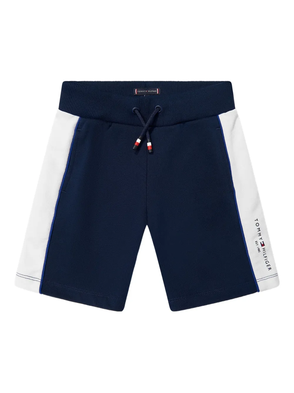 Tommy Hilfiger Junior Twee shorts met logoprint Blauw