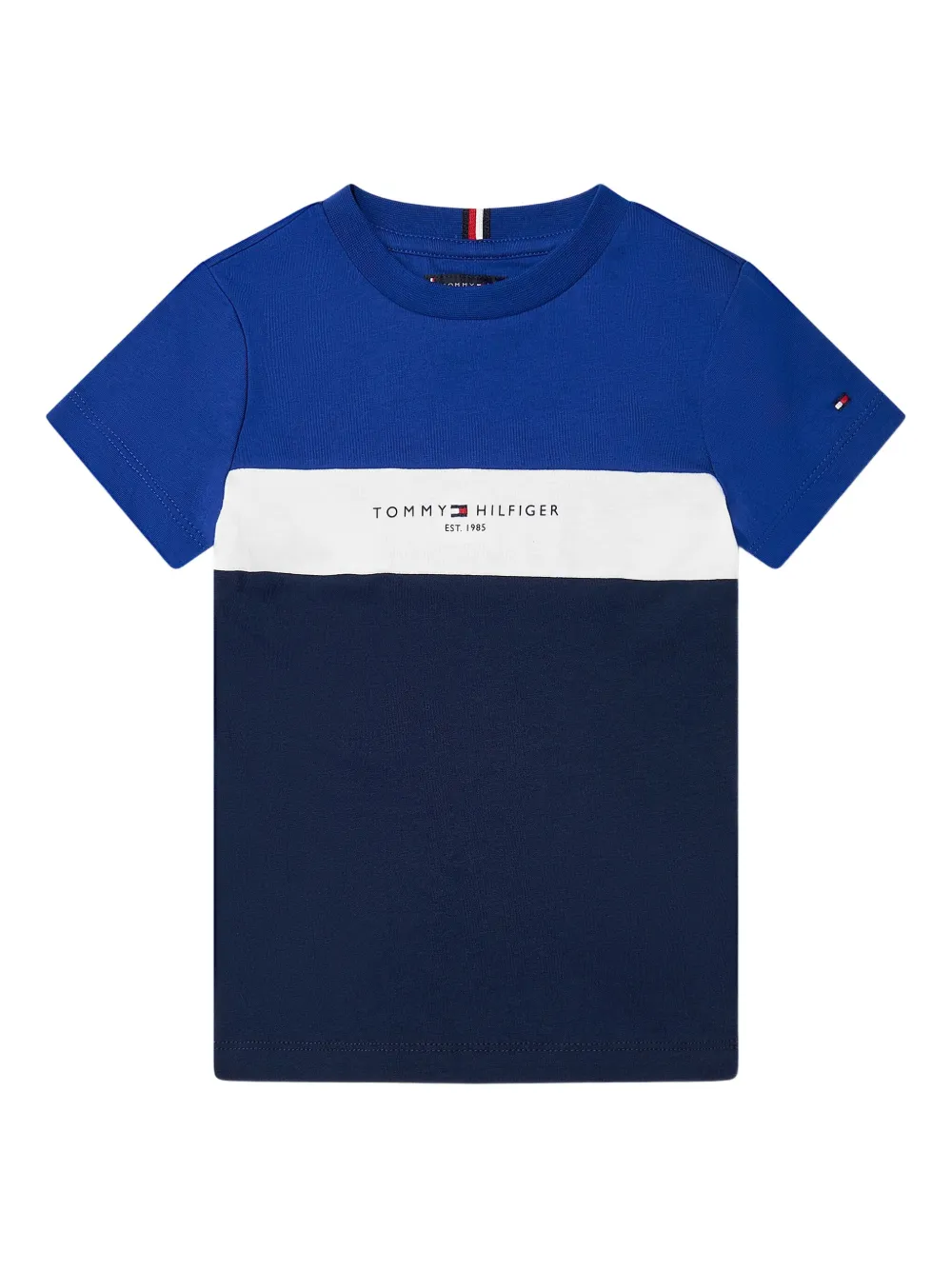Tommy Hilfiger Junior Twee shorts met logoprint Blauw