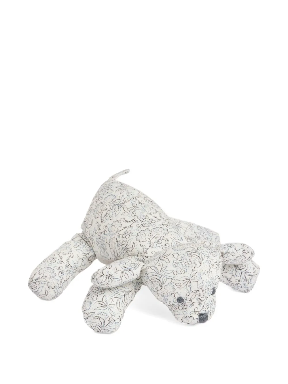 Bonpoint Aimee Floral-patterned Soft Toy In Metallic