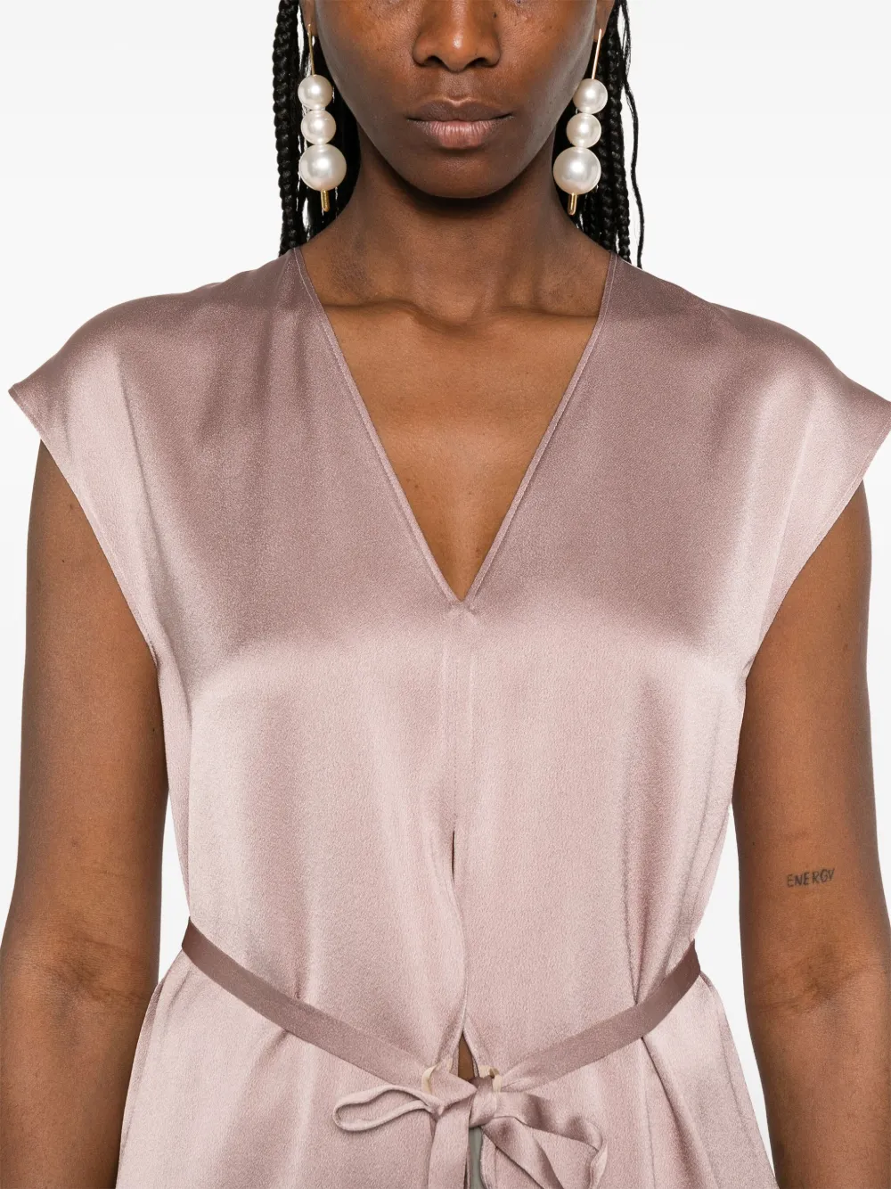 ALYSI SATIN BLOUSE
