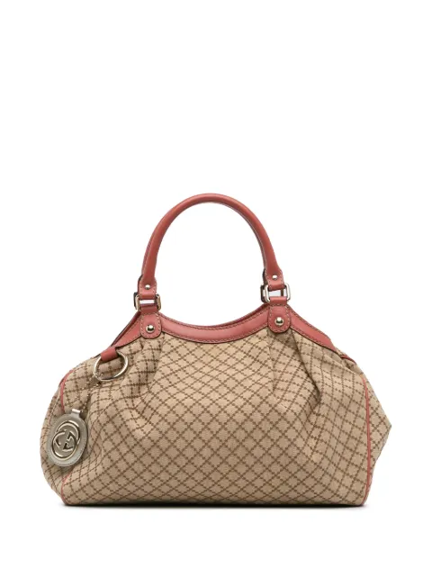 Gucci Pre-Owned tote Medium Diamante Canvas Sukey 2000-2015
