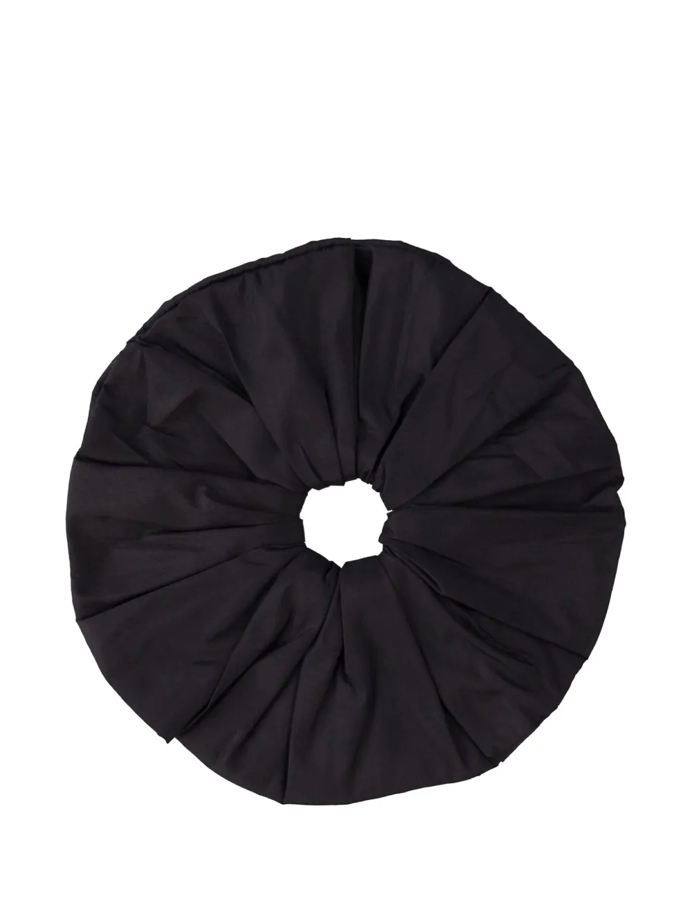 Hai Dupion Frill scrunchie | Black | Image 1