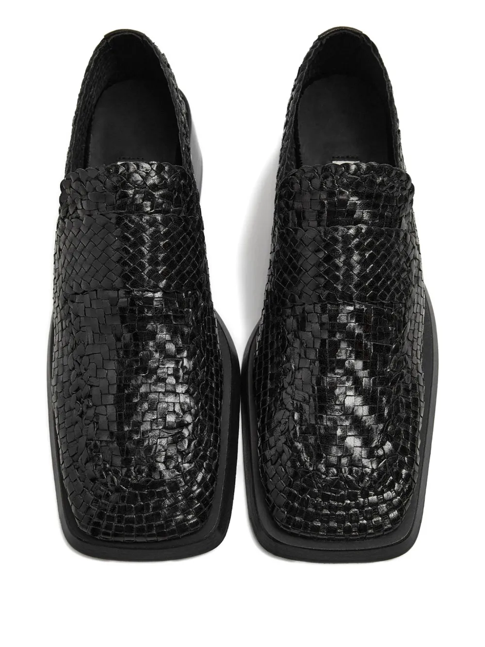 Miista 40mm Ligia woven loafers Black