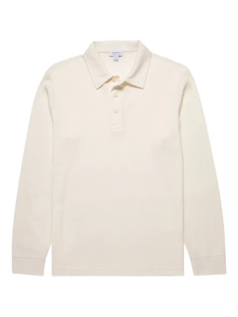Sunspel Poloshirt mit Knopfverschluss