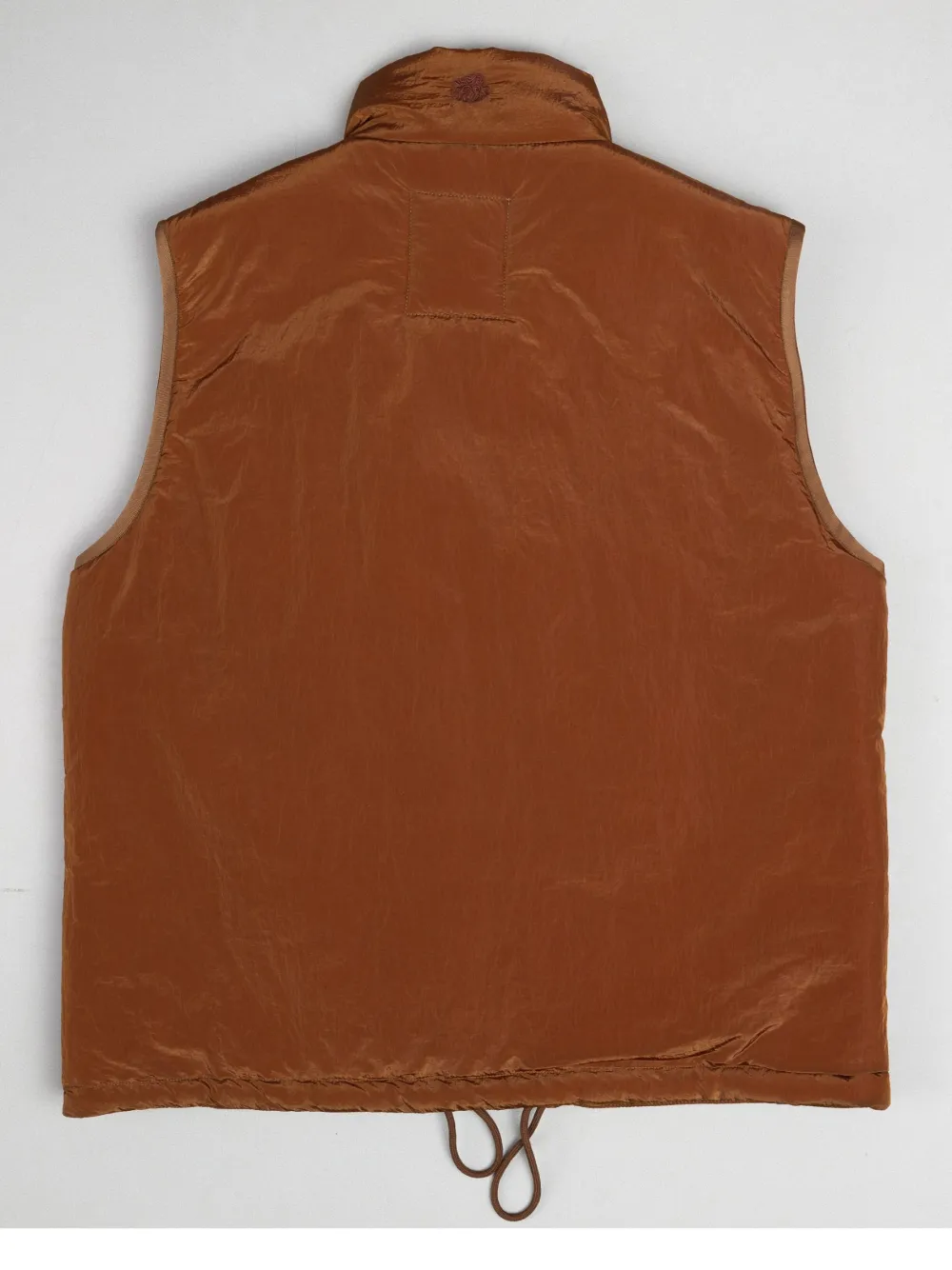 Ranra Treker Shiny Vest In Brown