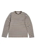 Another Aspect 3.0 striped T-shirt - Brown