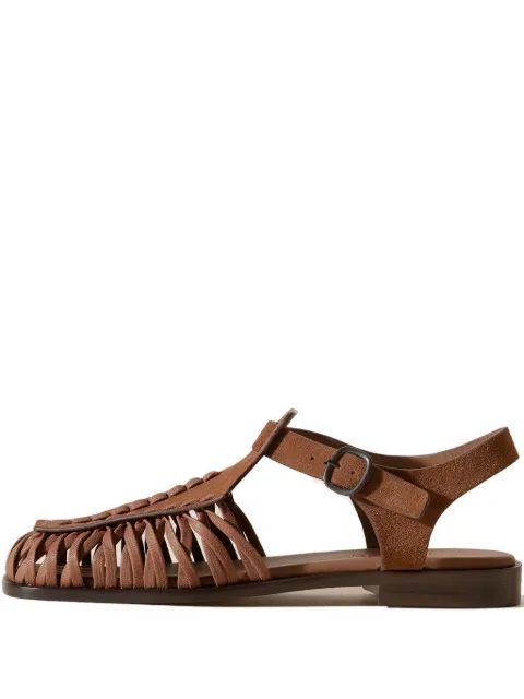 Hereu sandalias con detalle entretejido