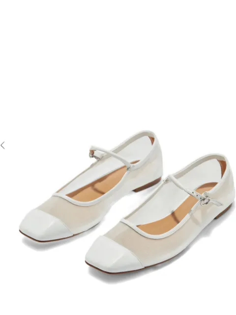 Aeyde Uma Mesh ballerina flats