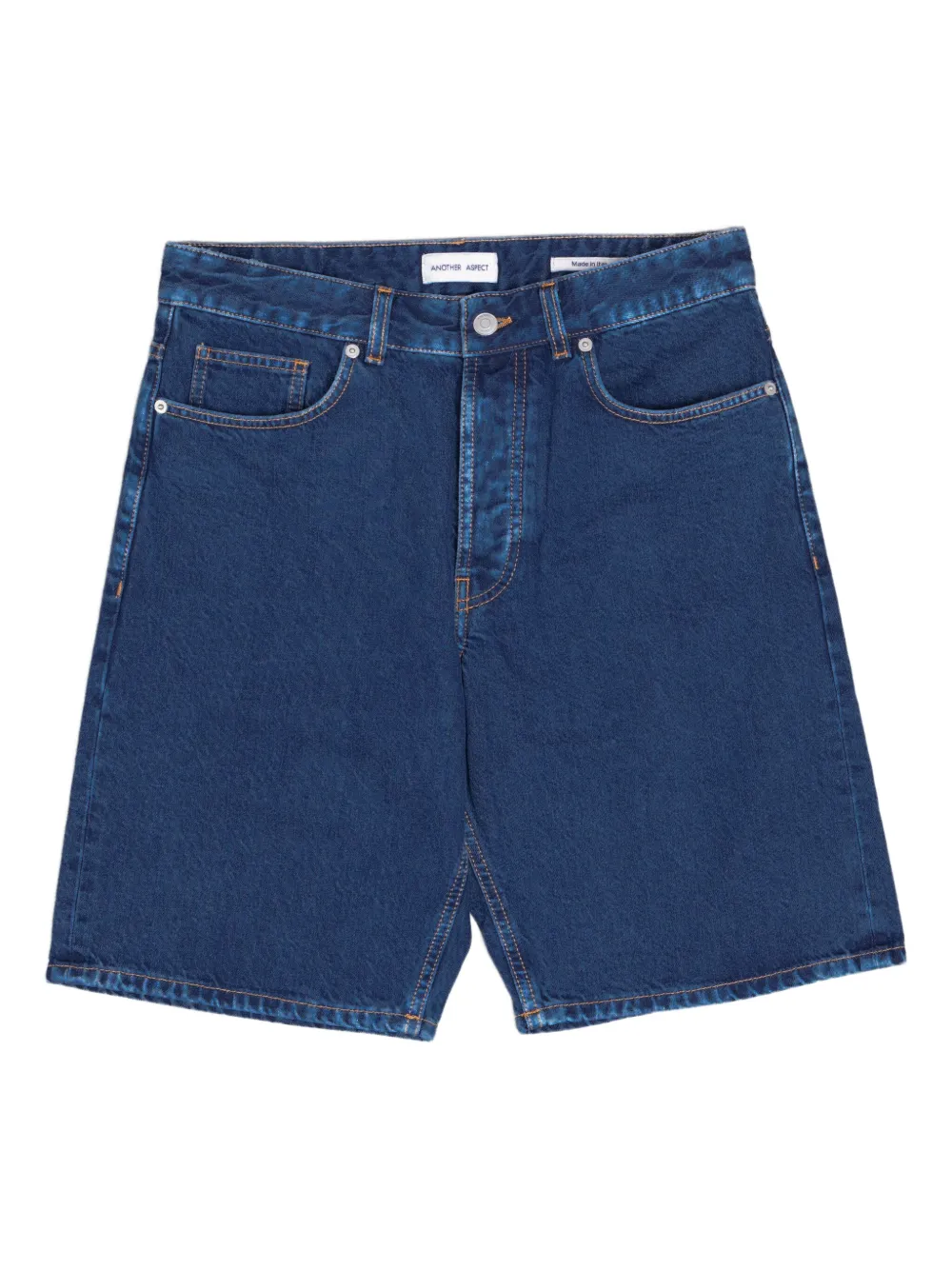 Another Aspect 1.0 denim shorts Blauw