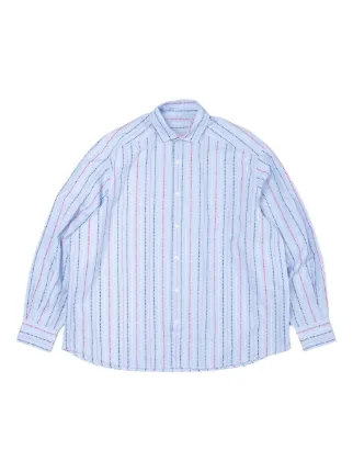 Baserange ストライプシャツ Baserange ストライプ シャツ | ブルー | FARFETCH JP