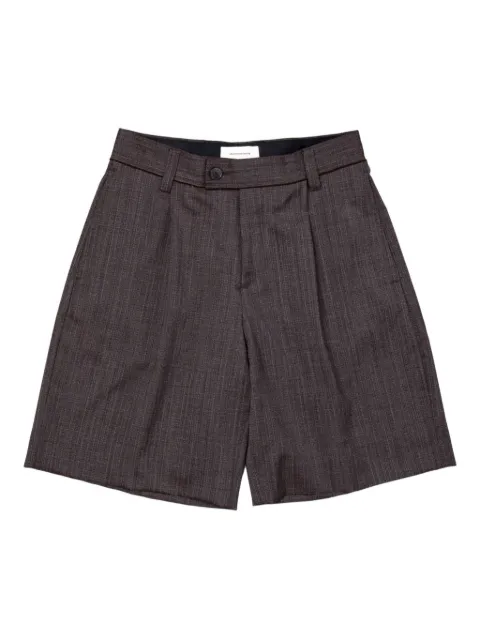 mfpen pleat-detail shorts
