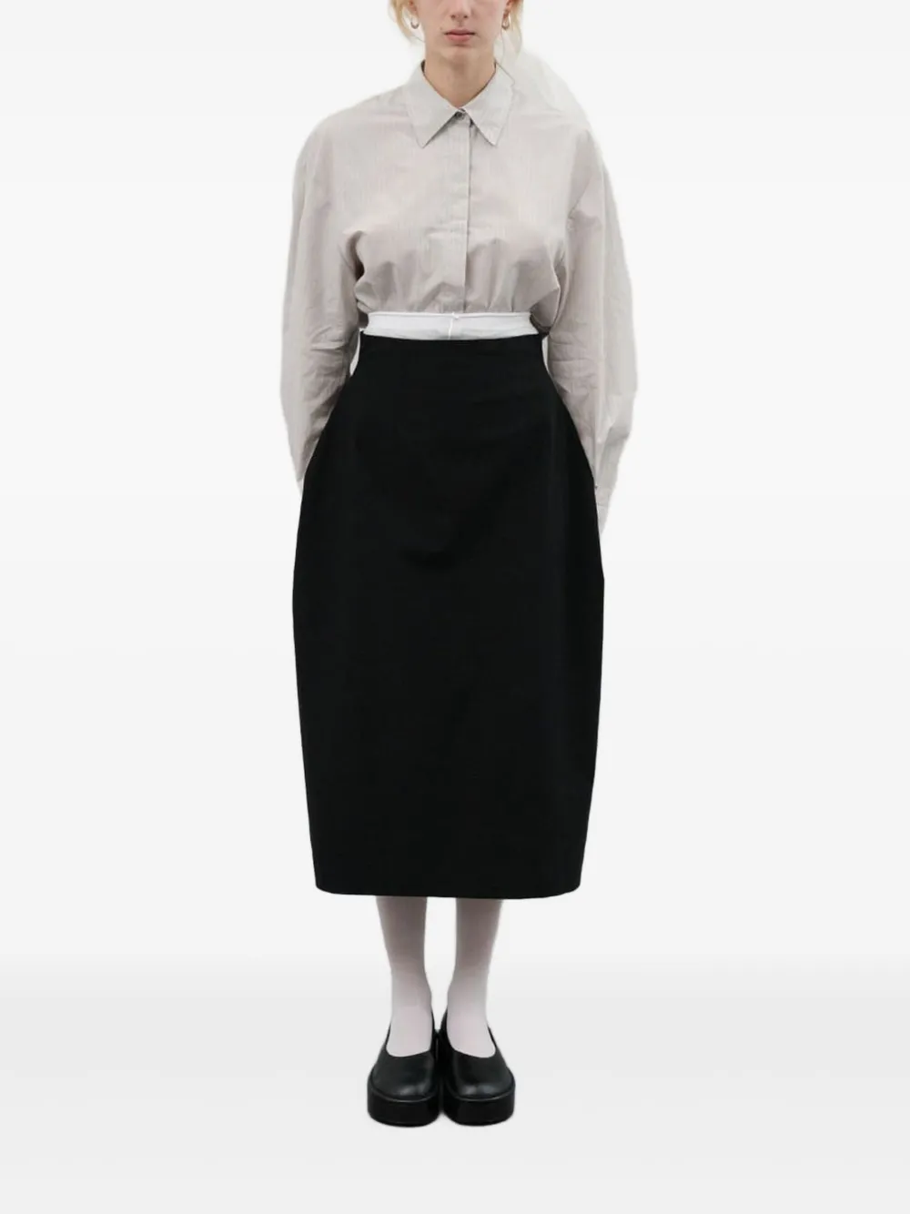 Amomento Oversized blouse - Wit