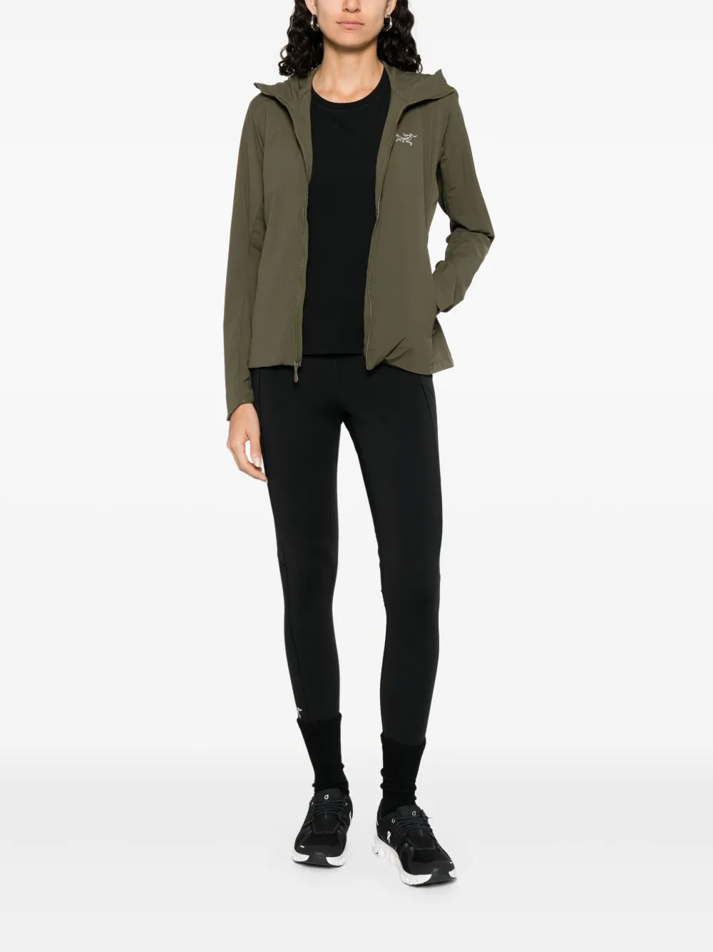 Arc'teryx hooded track jacket - Groen
