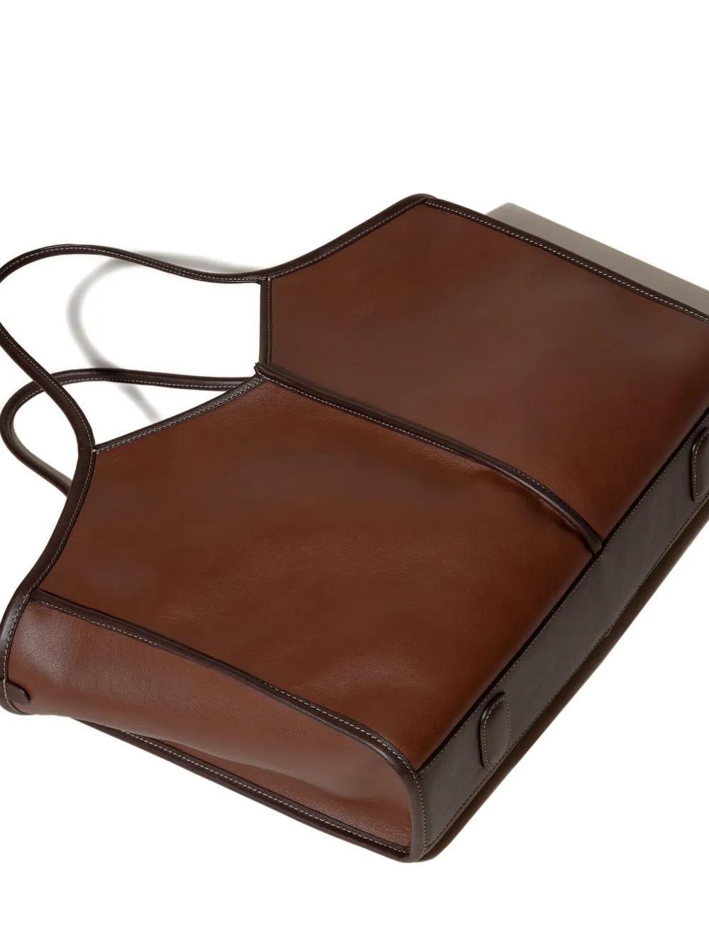 Hereu Leren shopper - Bruin