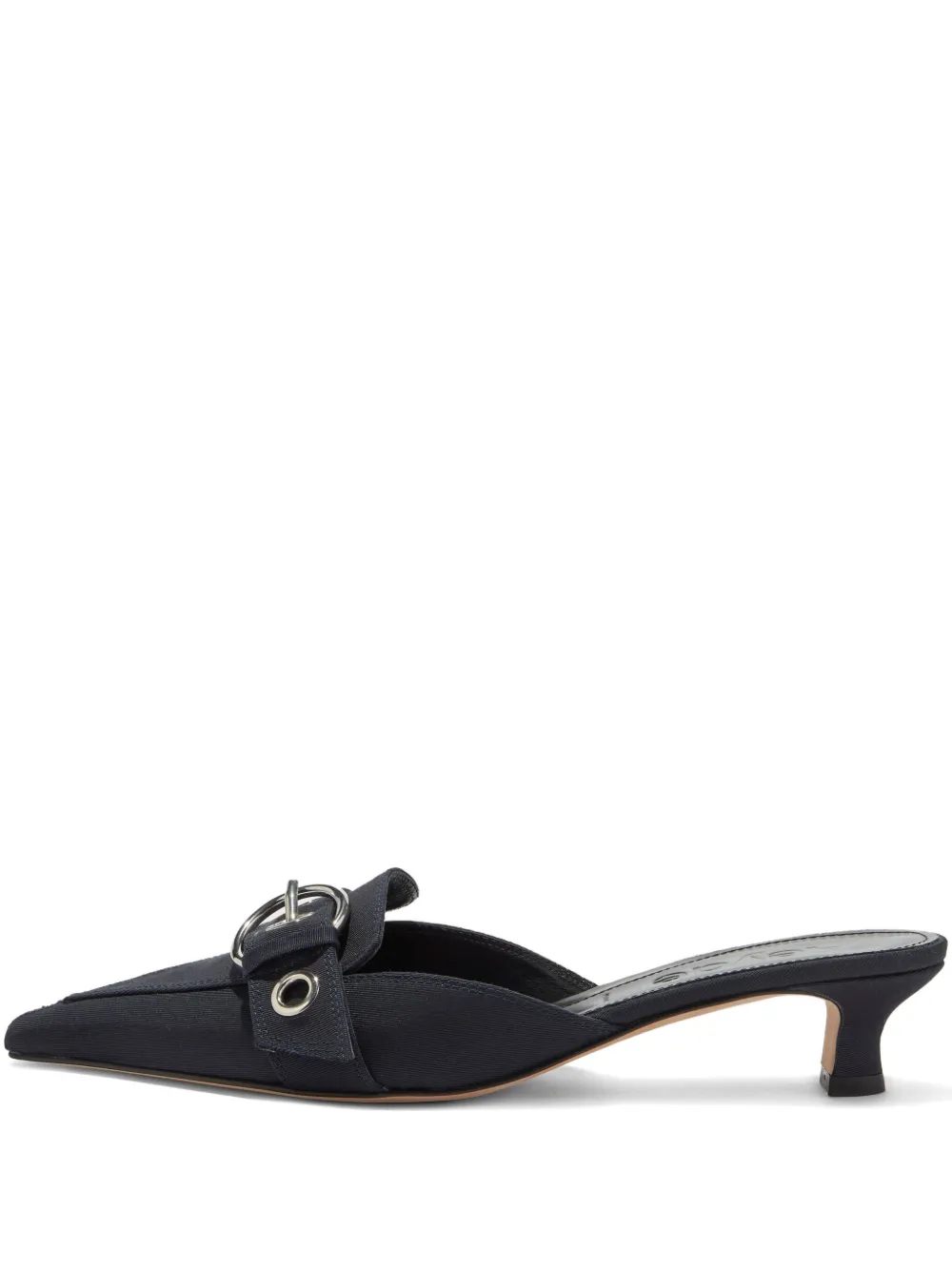 Aeyde 35mm Danielle decorative-buckle mules Blue